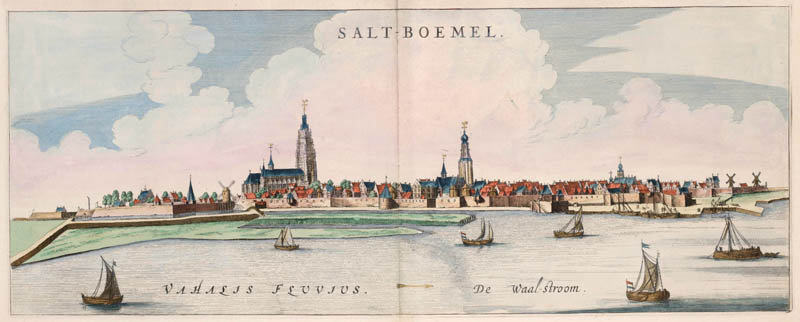 Zaltbommel 1649 Blaeu